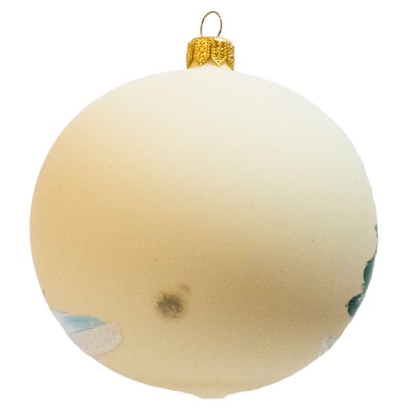 Large Round - Classic Christmas Mouse - Personalised Bauble