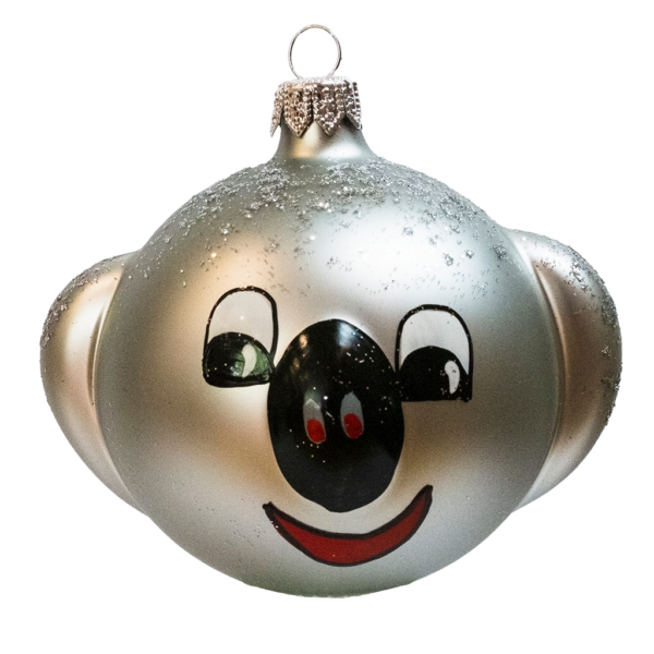 Medium Shape - Animal Koala Sliver - Personalised Christmas Bauble